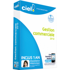 Ciel Gestion Commerciale  2012 + 1 an d'assistance téléphonique