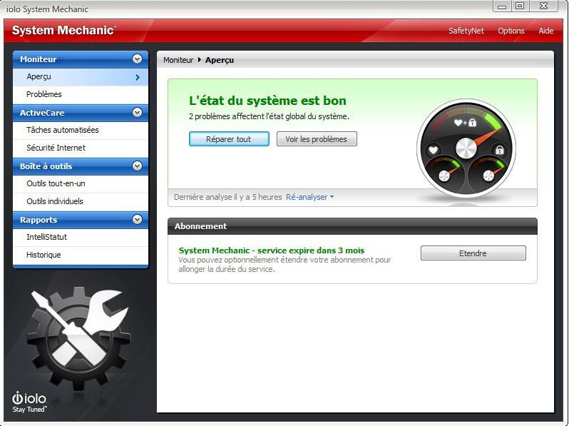 Module de gestion des problèmes.