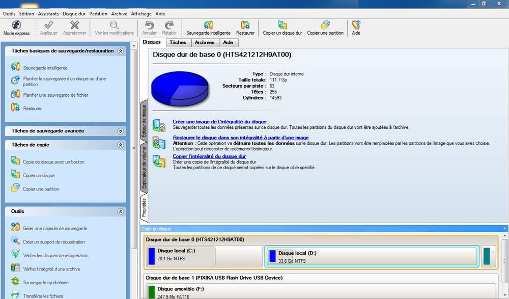 Sauvegardez tout le contenu de votre PC en 1 clic.