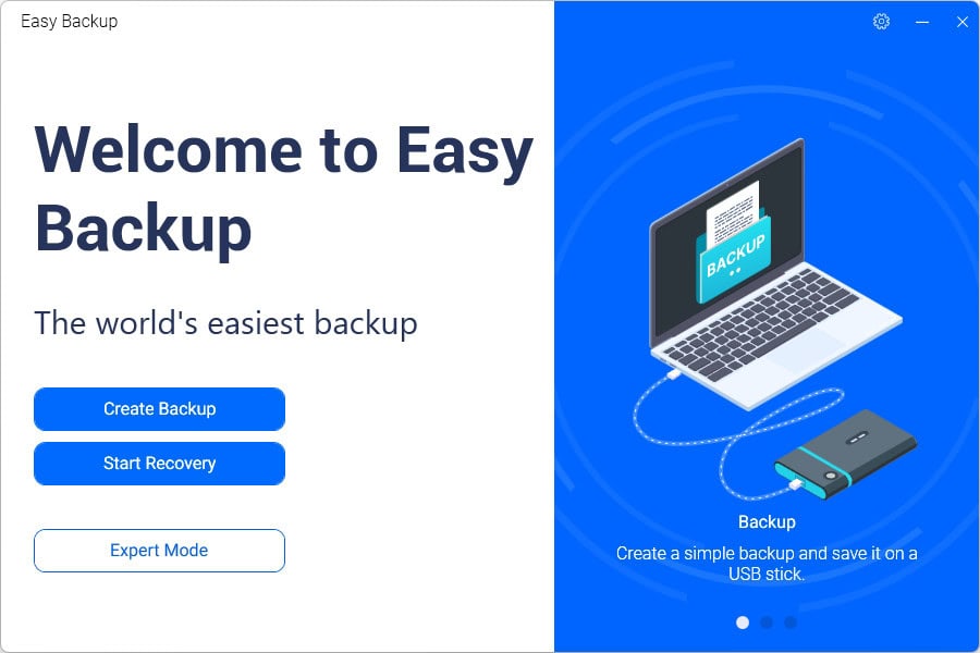 Screenshot Easy Backup - 1 PC - licence perpétuelle 0
