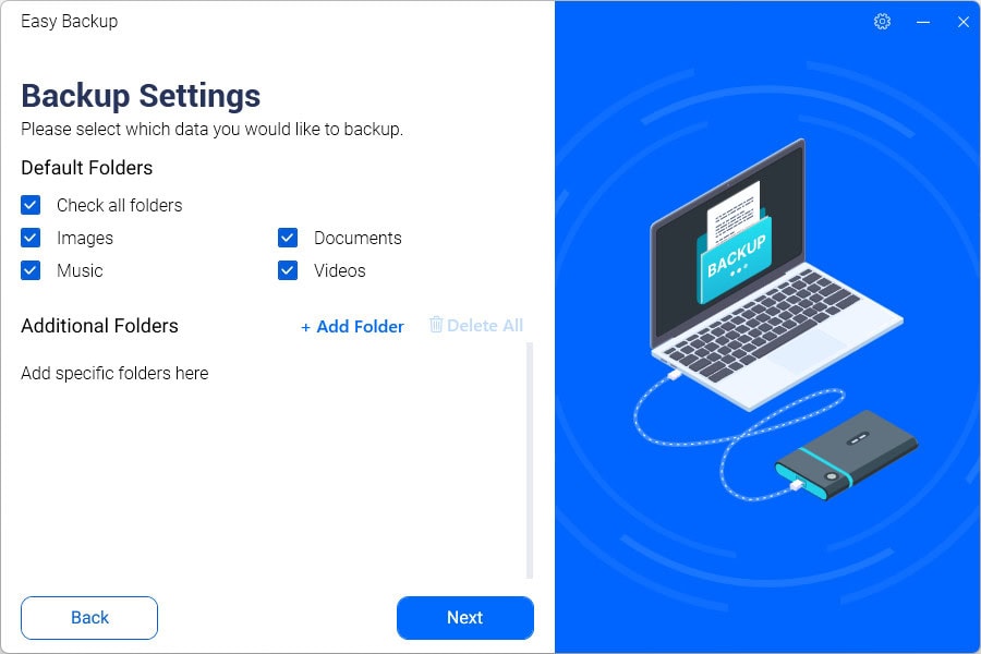 Screenshot Easy Backup - 1 PC - licence perpétuelle 1