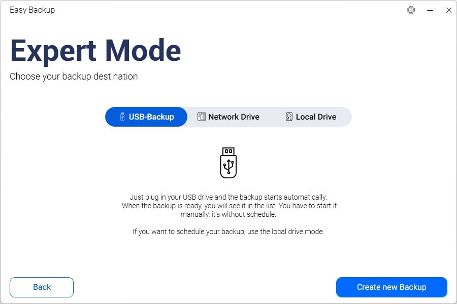 Screenshot Easy Backup - 1 PC - licence perpétuelle 2