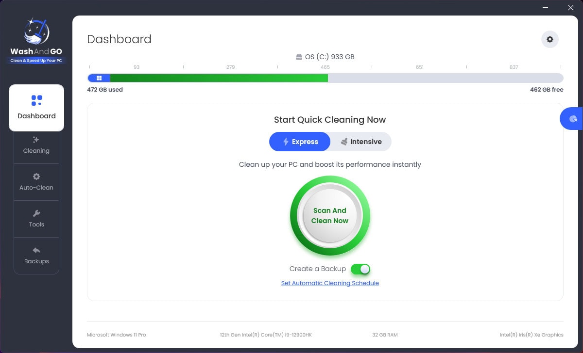 Screenshot WashAndGo - licence perpétuelle 0