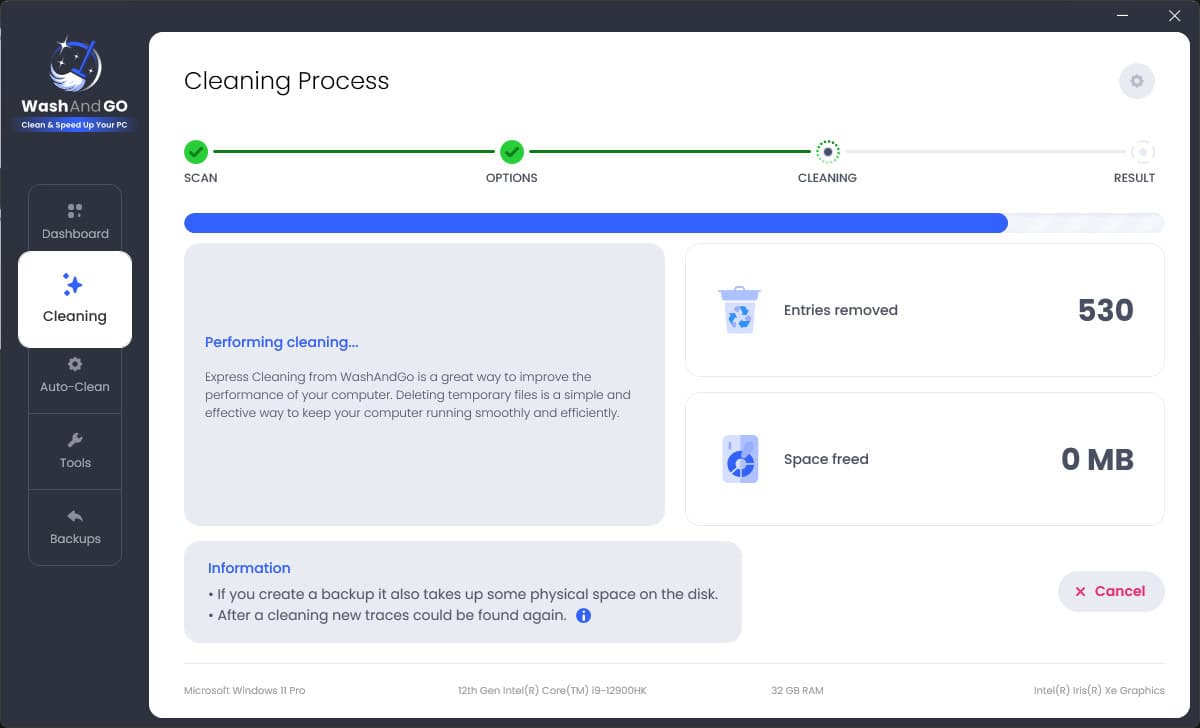 Screenshot WashAndGo - licence perpétuelle 3