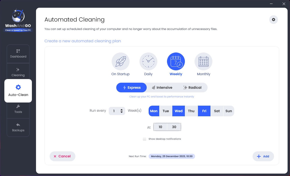 Screenshot WashAndGo - licence perpétuelle 4