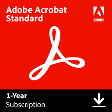 Adobe Acrobat Standard - 1 utente - 1 anno