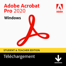 Adobe Acrobat Pro 2020 - Étudiants et enseignants - Windows - 2 appareils