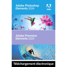 Adobe Photoshop Elements 2024 & Premiere Elements 2024 - Windows - 2 appareils - Licence perpétuelle