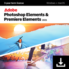 Adobe Photoshop Elements 2025 & Premiere Elements 2025 - Windows/Mac - 2 dispositivi - 3 anni