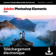 Adobe Photoshop Elements 2026 - 2 appareils - Abonnement 3 ans