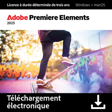 Adobe Premiere Elements 2025 - Windows/Mac - 2 appareils - Abonnement 3 ans