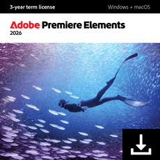 Adobe Premiere Elements 2026 - 2 apparaten - Abonnement 3 jaar