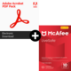 Pack Adobe Acrobat PDF Pack + McAfee LiveSafe