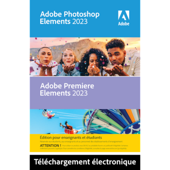 ADOBE Photoshop Elements 2023 & Premiere Elements 2023 - Etudiants et enseignants