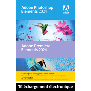 Adobe Photoshop Elements 2024 & Premiere Elements 2024 - Etudiants et enseignants