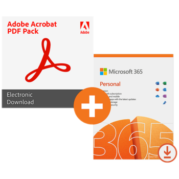Microsoft 365 Personal + Adobe Acrobat PDF Pack