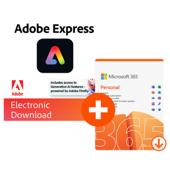 Pack Microsoft 365 Personal + Adobe Express