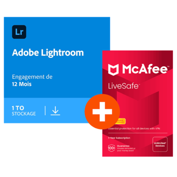 Adobe Lightroom + McAfee LiveSafe