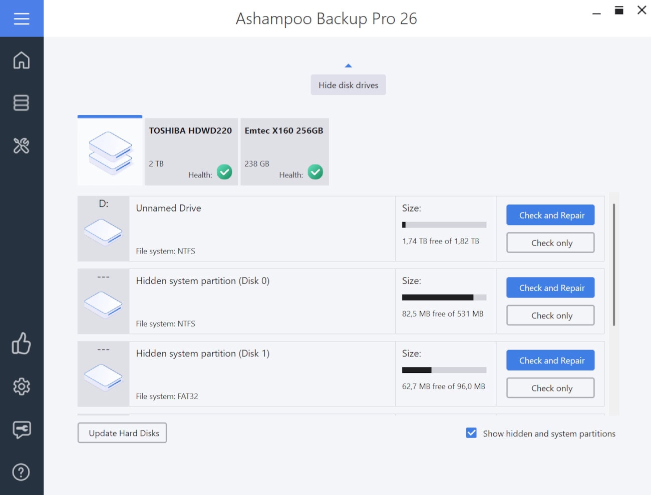 Screenshot Ashampoo Backup Pro 26 - 1 PC - Licence perpétuelle 3