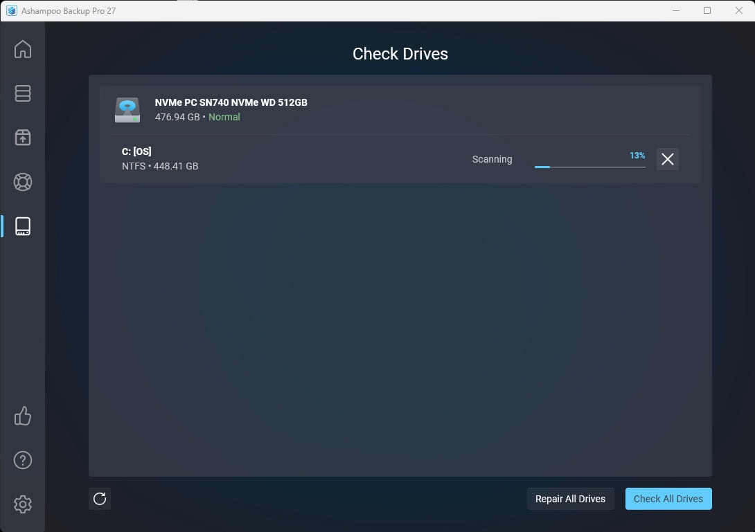 Screenshot Ashampoo Backup Pro 27 - 1 PC - Licence perpétuelle 2