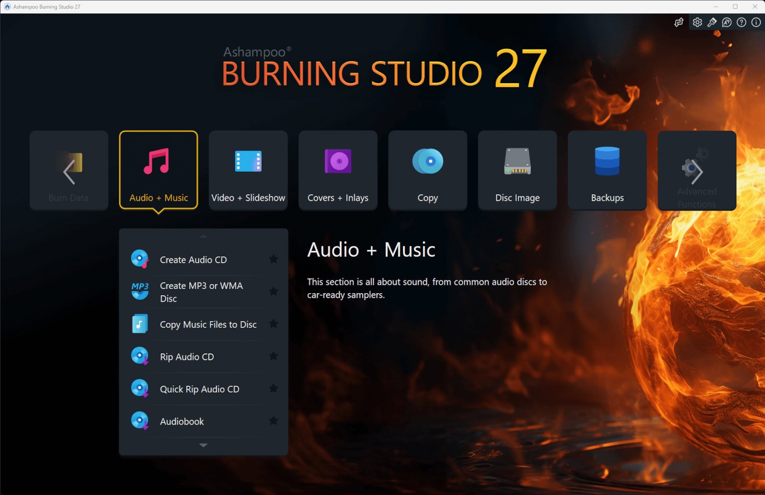 Screenshot Ashampoo Burning Studio 27 - 1 PC - Licence perpétuelle 1