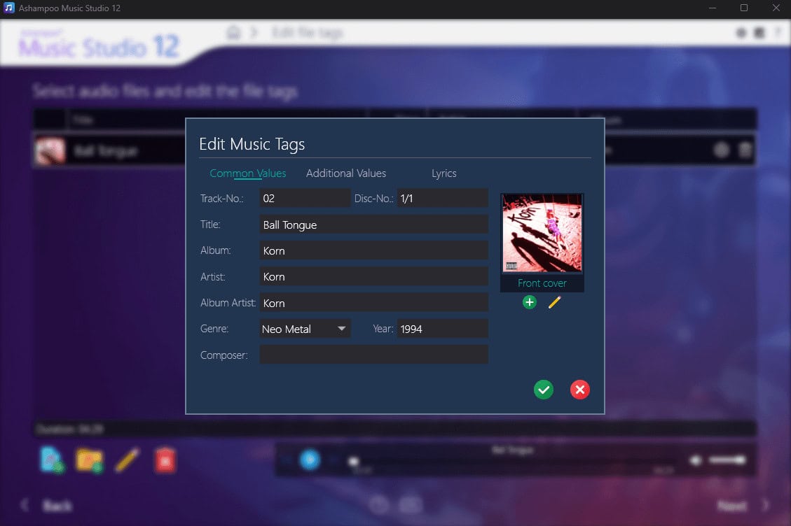Screenshot Ashampoo Music Studio 12 - 1 PC - Licence perpétuelle 1