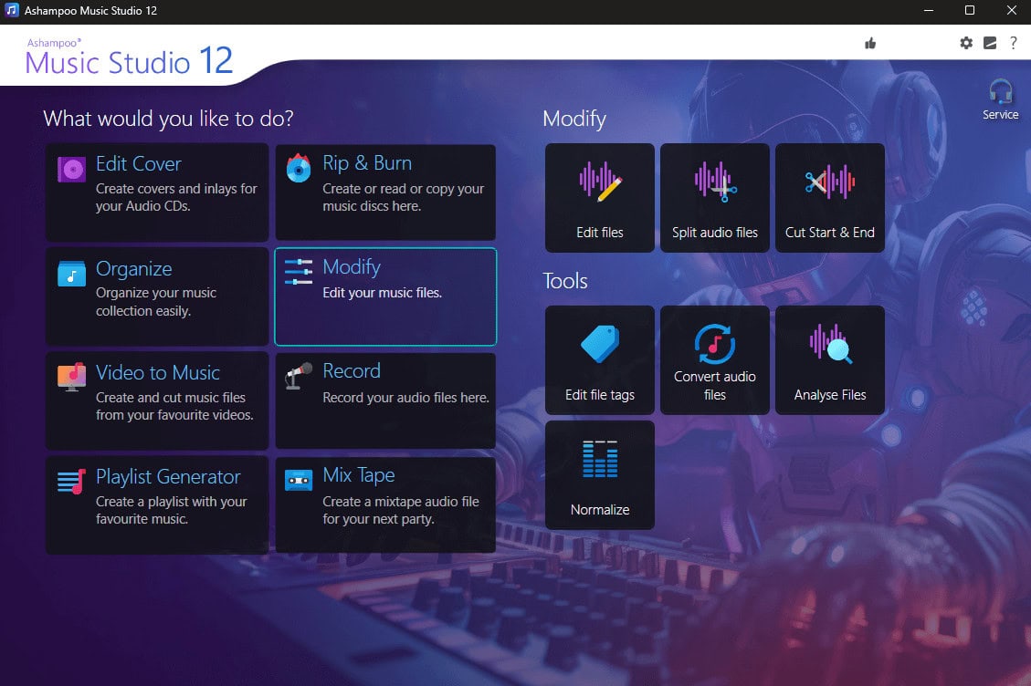 Screenshot Ashampoo Music Studio 12 - 1 PC - Licence perpétuelle 2