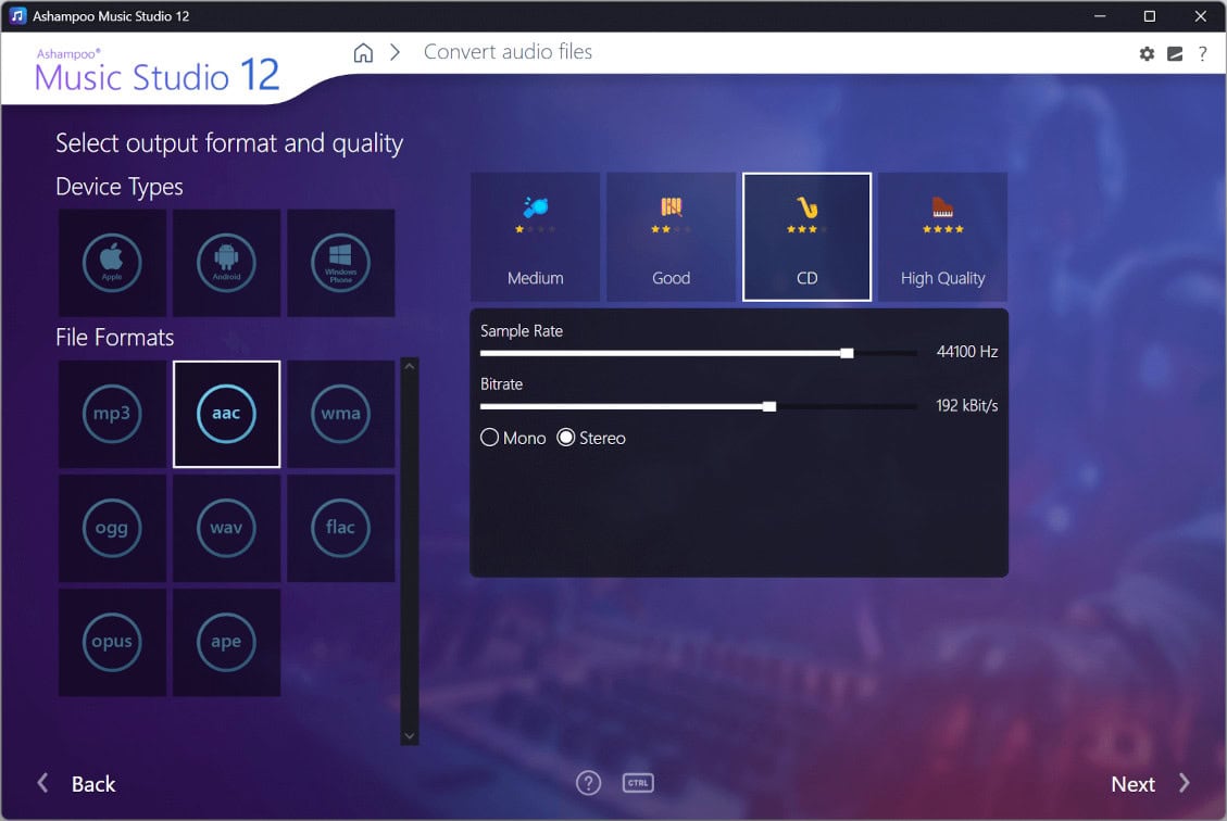 Screenshot Ashampoo Music Studio 12 - 1 PC - Licence perpétuelle 4