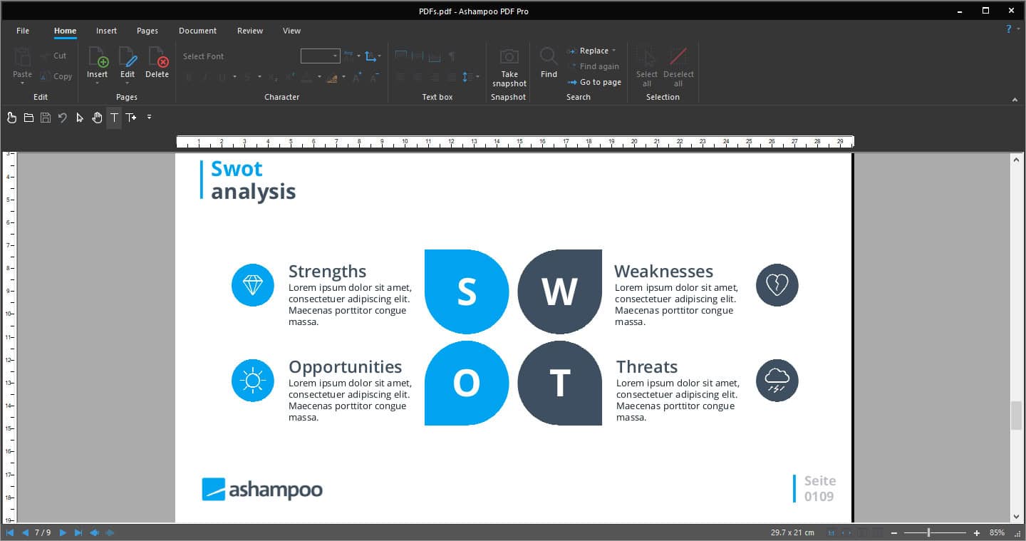 Screenshot Ashampoo PDF Pro 5 - 1 PC - Licence perpétuelle 0