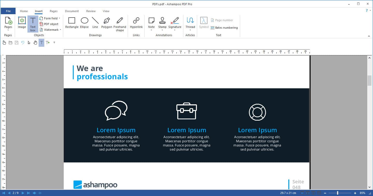 Screenshot Ashampoo PDF Pro 5 - 1 PC - Licence perpétuelle 3