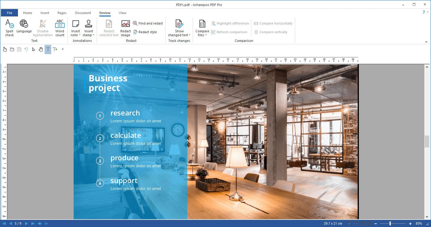Screenshot Ashampoo PDF Pro 5 - 1 PC - Licence perpétuelle 4