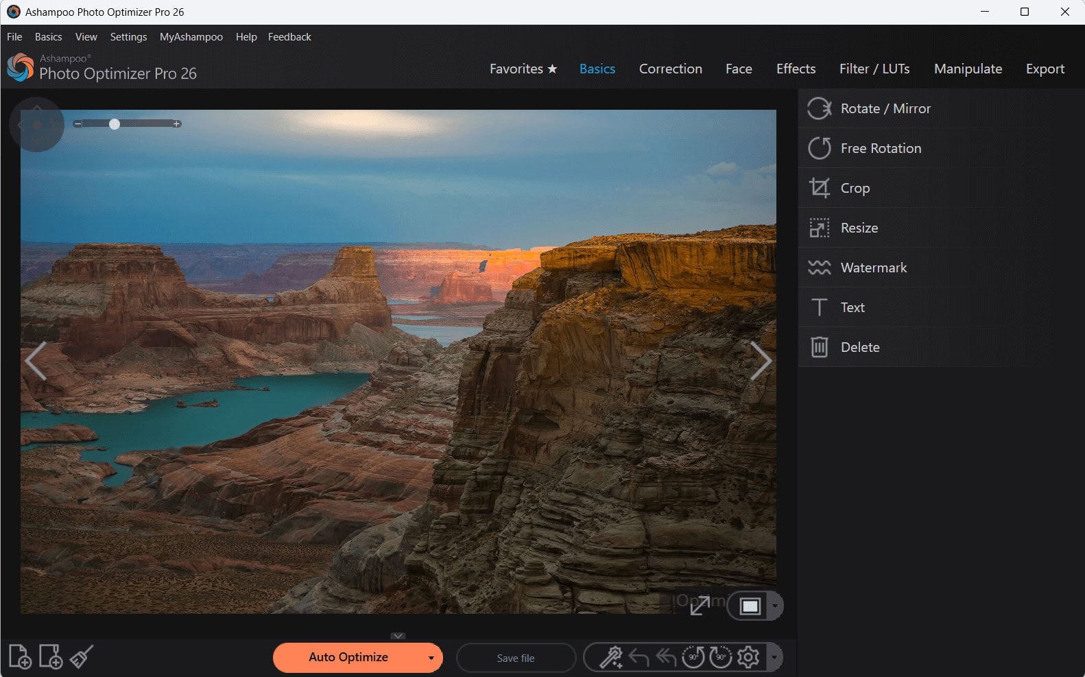 Screenshot Ashampoo Photo Optimizer Pro 26 - 1 PC - Licence perpétuelle 0