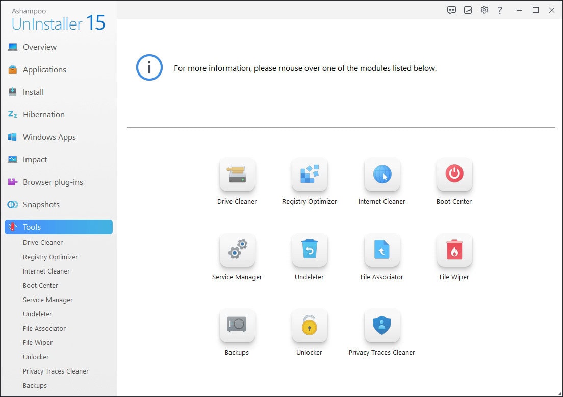 Screenshot Ashampoo UnInstaller 15 - 1 PC 3