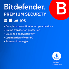 Bitdefender Premium Security - 10 devices - 1-year subscription