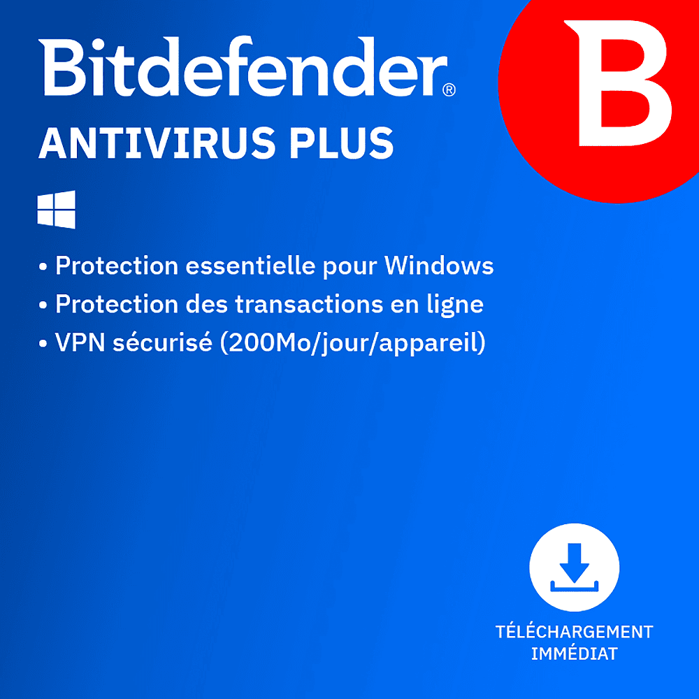 Bitdefender Antivirus Plus 2024 téléchargement rapide et sécurisé