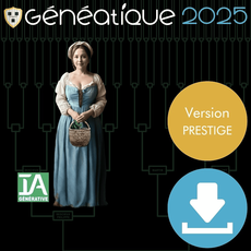 Généatique 2025 Prestige - 1 utilisateur - licence perpétuelle