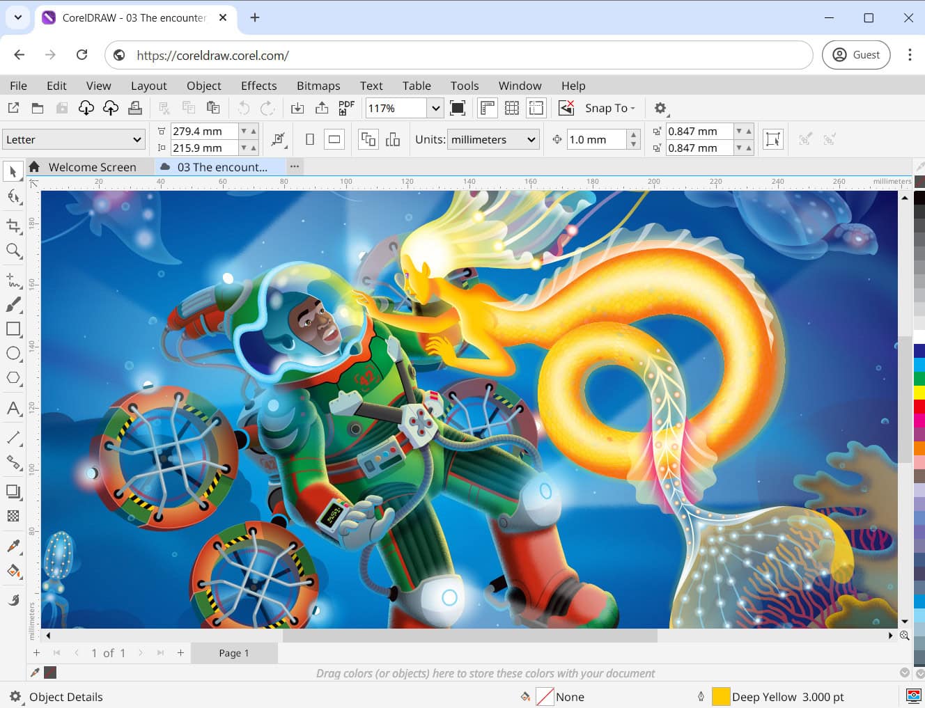 Screenshot CorelDRAW Graphics Suite 2025 - 1 utilisateur - licence perpétuelle 0
