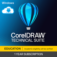 CorelDRAW Technical Suite - Etudiants et enseignants - 1 utilisateur - Abonnement 1 an