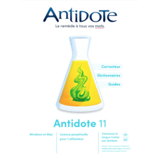 Antidote 11 - français ou anglais - licence perpétuelle
