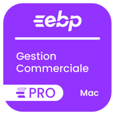 EBP Gestion commerciale PRO MAC + Service Privilège - 1 utilisateur - Abonnement 1 an