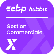 EBP Hubbix Gestion commerciale - 1 utilisateur - 1 société - Abonnement 1 an