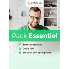 Pack Essentiel - Microsoft 365 Personnel + FlexiPDF Home & Business + McAfee LiveSafe