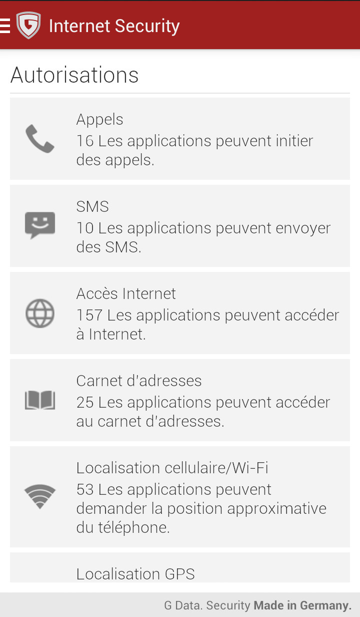 G Data Mobile Security Android 2024