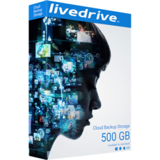 Livedrive Cloud Backup - 500 Go - 1 PC/Mac et 3 appareils mobiles - Abonnement 1 an