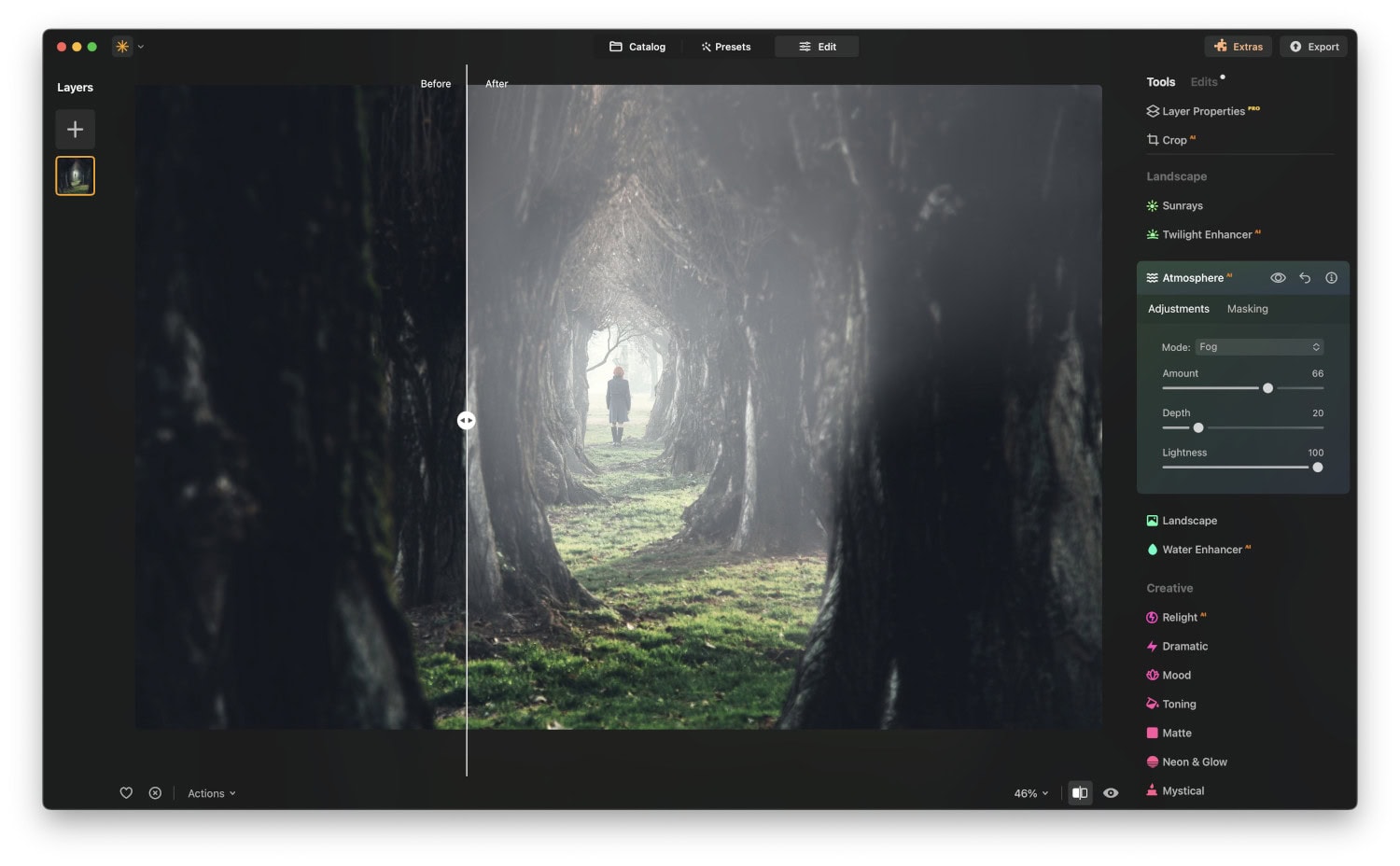Screenshot Luminar Neo Max - multi-appareils - Licence perpétuelle 0