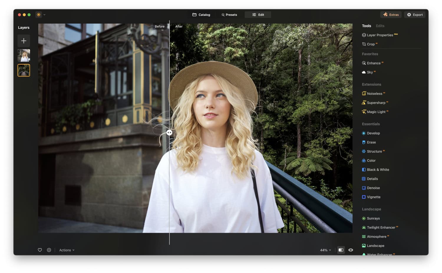 Screenshot Luminar Neo Max - multi-appareils - Licence perpétuelle 2