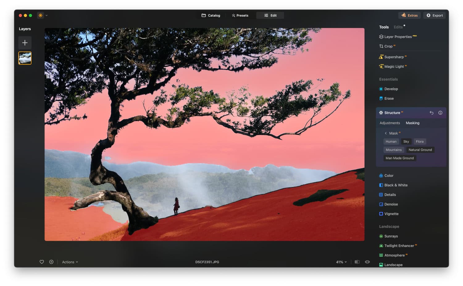 Screenshot Luminar Neo Max - multi-appareils - Licence perpétuelle 8