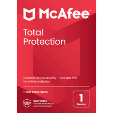 McAfee Total Protection - 1 dispositivo - 1 anno