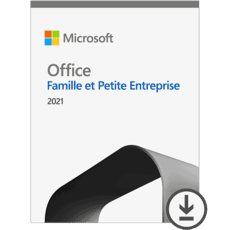Office Famille et Petite Entreprise 2021 - PC ou Mac - 1 utilisateur - Licence perpétuelle