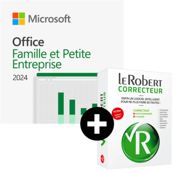 Office Famille et Petite Entreprise 2024 + Le Robert Correcteur